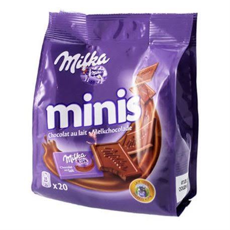 

Milka Mini Milk Chocolates 20's X 10gr 200g (7.1oz) Impor