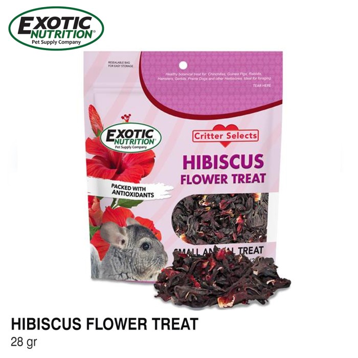 Exotic Nutrition Critter Selects - Hibiscus Flower Treat 28gr