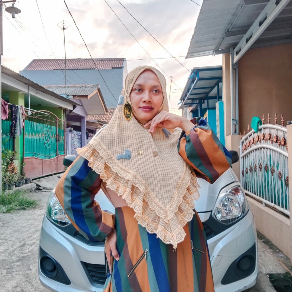 Khimar Inara Crinkle FO hijab