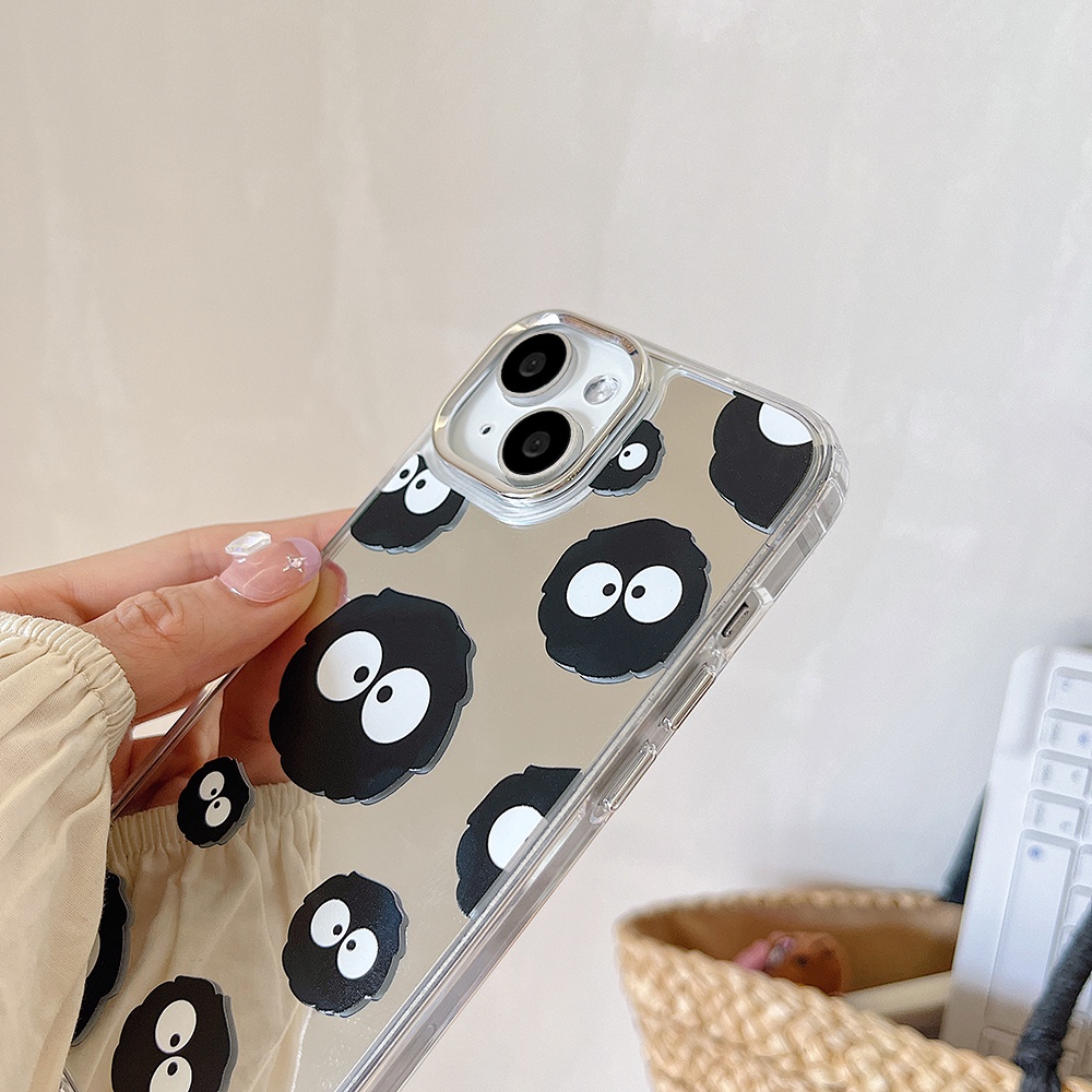 Case IPhone Lapis E Fairydust Lucu Kompatibel Untuk Iphone11 Casing Cermin Makeup14 Pro Max Ip13 Pro Max Iphone12 IPhone 11pro Max Back Cover Shell