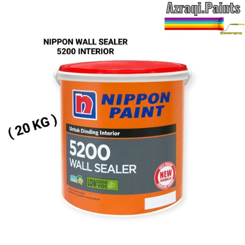 CAT DASAR VINILEX 5200 WALL SEALER NIPPON PAINT VINILEX 5200 ( 20 KG )