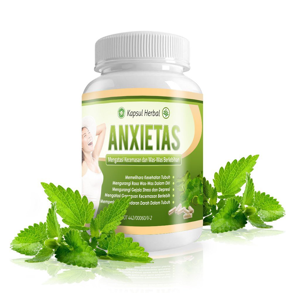 Obat Penenang Anxietas original - Obat Anti Stres & Depresi - Obat Anxietas Asli Herbal Original