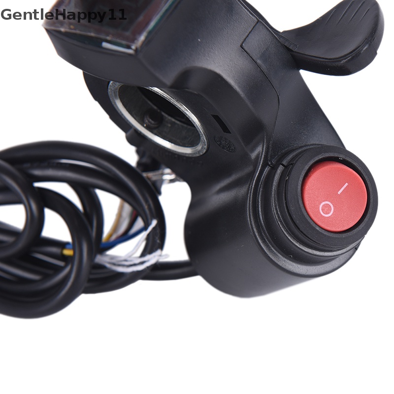 Gentlehappy Finger Thumb Throttle Skuter Elektrik Dengan Power Switch LED Display Switch Grip id