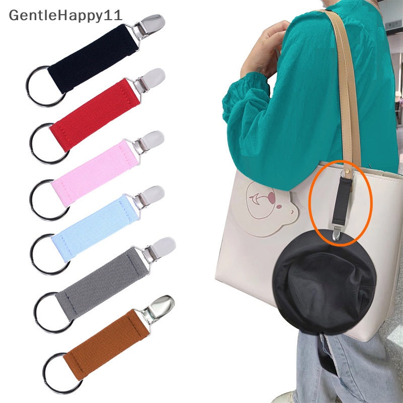 Gentlehappy 2pcs Elastis Topi Klip on Bag Hat Holder Untuk Travel Hat Keeper Clip Topi Klip id