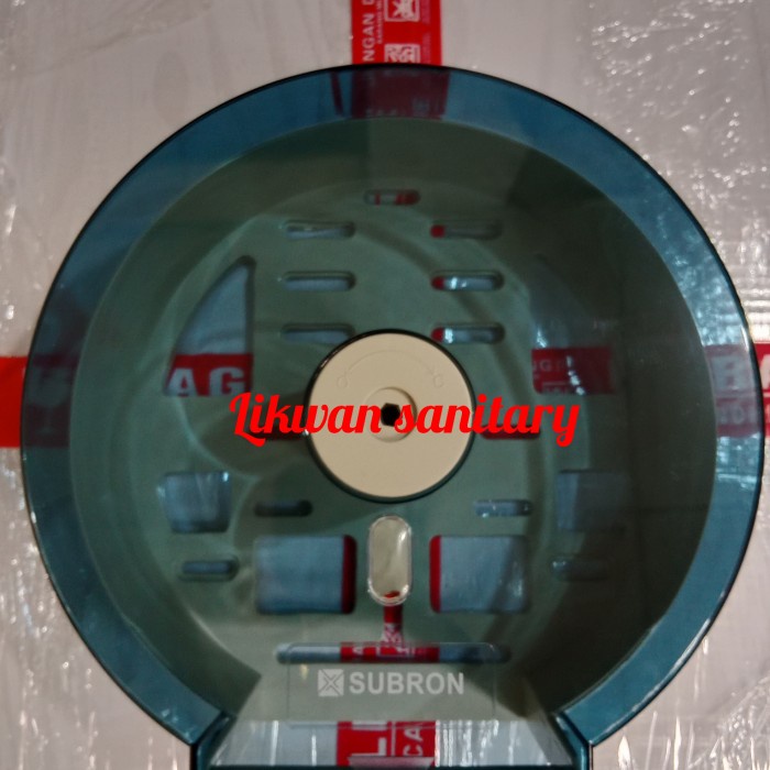 Tempat tissue jumbo roll biru / tempat tissue roll toilet