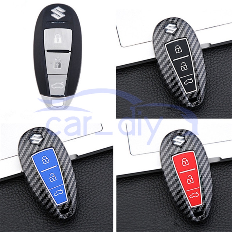 Kasus Kunci ABS Penutup Jarak Jauh Mobil Silikon Gantungan Untuk Suzuki Vitara S-cross Scross Ignis Alivio SX4 Ignis Swift Ertiga Kizashi Liana Cangkang Pelindung Car Remote Key Case