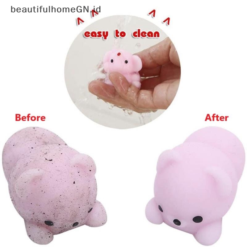 {Cantik} 24pcs Mainan Squishy Hewan Lucu Bola Antistress Mochi Toy Mainan Penghilang Stress~