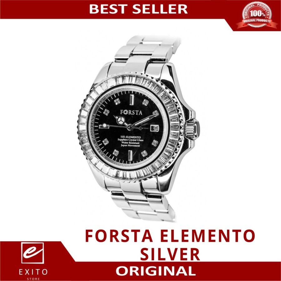 Jam Tangan Forsta 115 Elemento Silver Woman