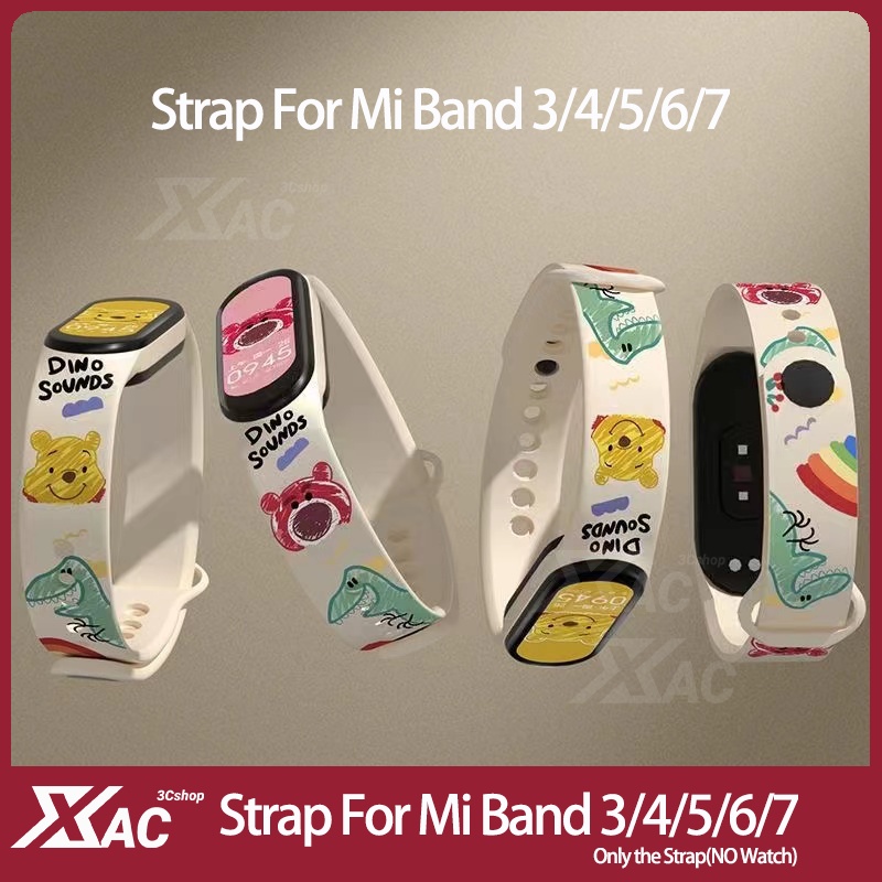 Strap for Mi band 7 Bracelet Sport Silicone Miband4 miband 5 Wrist correa Replacement Wristband for xiaomi Mi band 6 5 4 3