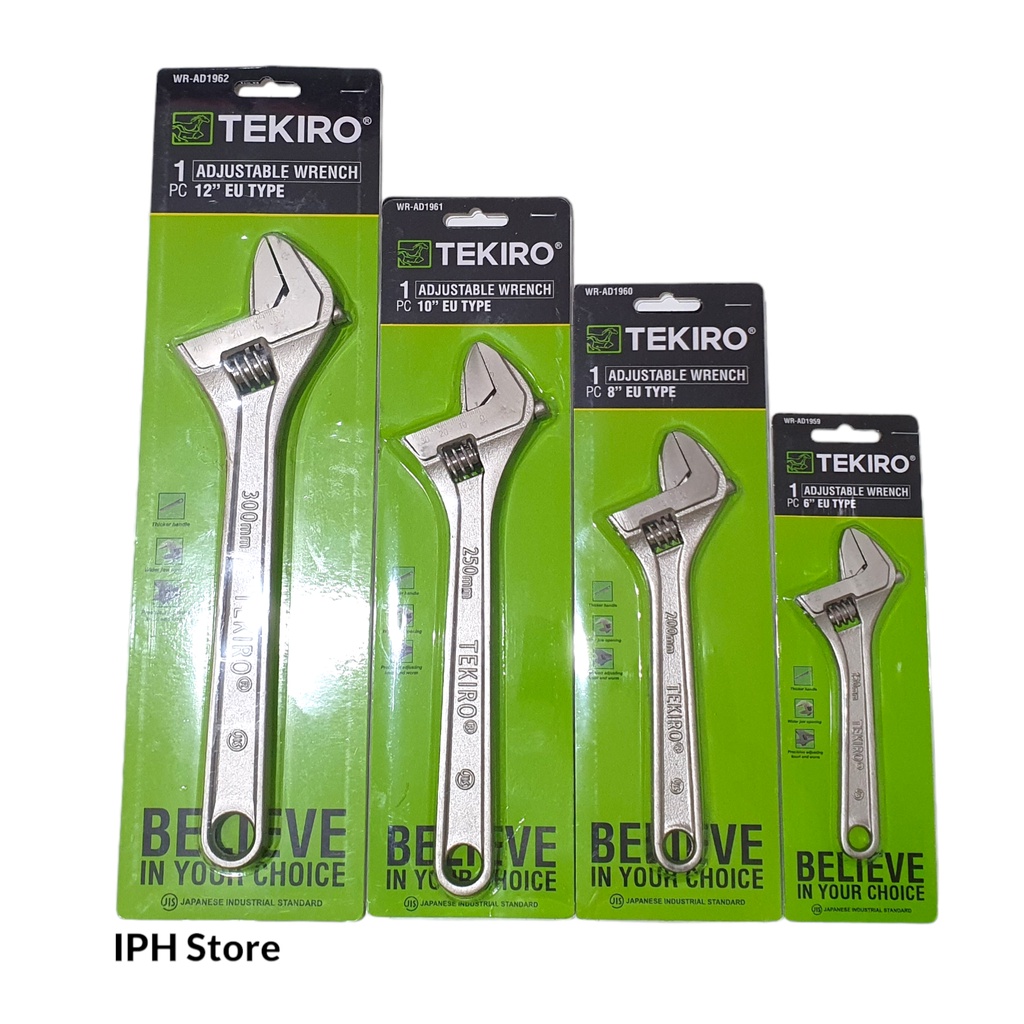 Kunci Inggris / Adjustable Wrench Tekiro WR AD 19xx (EU TYPE)