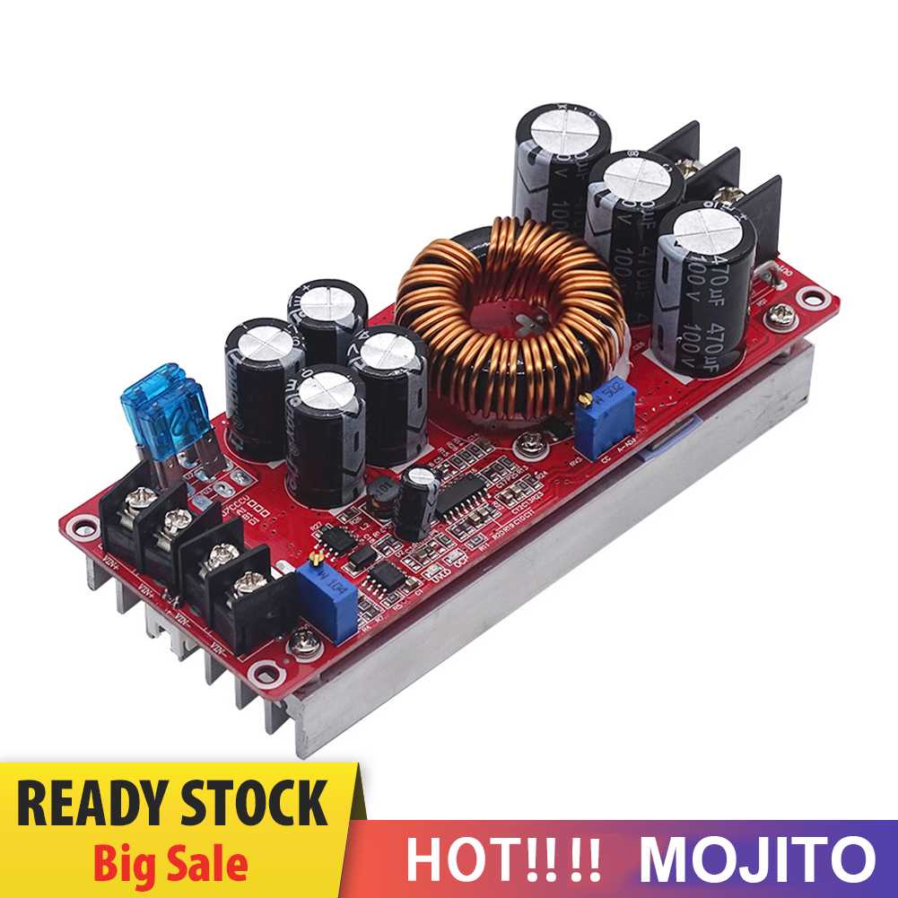 1200w 20A DC Converter Boost Step-up Power Supply Module In 10-60V Out 12-83V