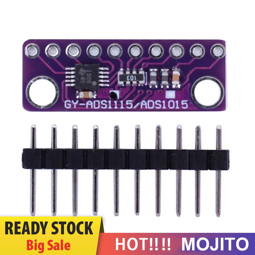 Gy-ads1115 16-Bit Modul 4channel Papan Pengembangan ADC 2.0V-5.5V I2C Interface