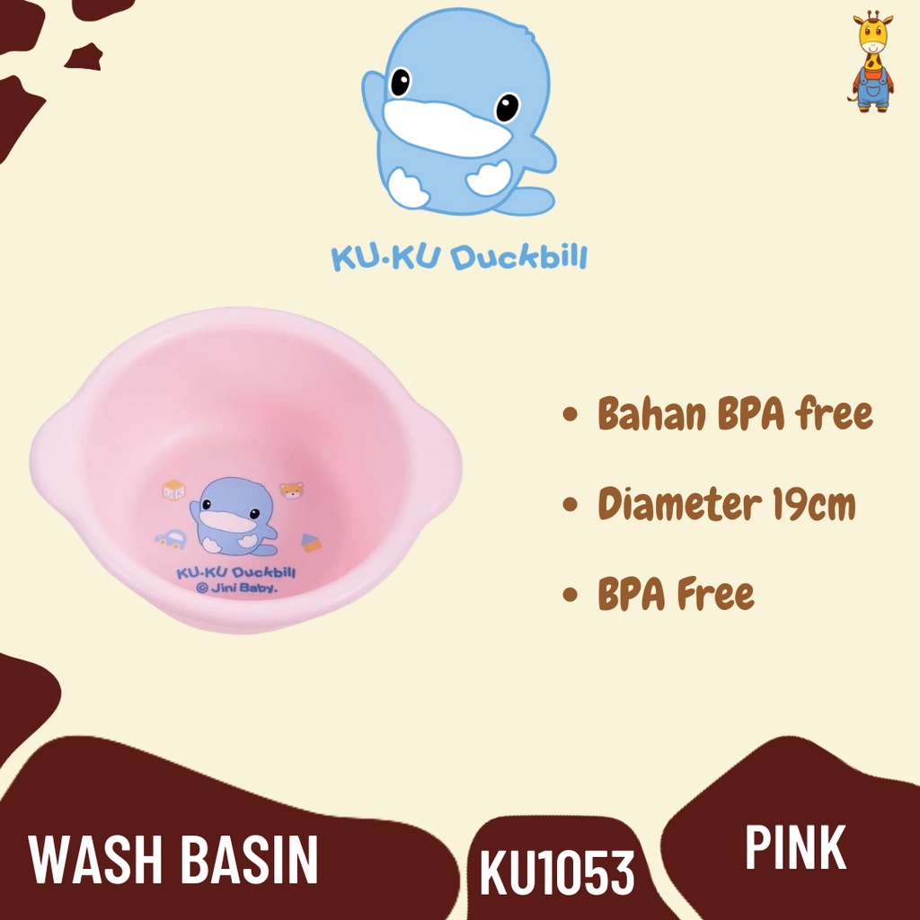Kuku Duckbill Wash Basin KU1053 / Baskom Bayi