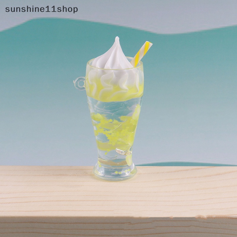 Sho Botol Es Krim Resin Mini Luminous Glow In The Dark Miniatur Ornamen N