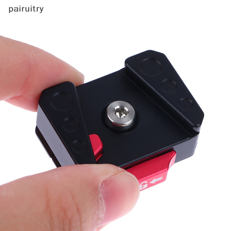 Prt Quick Release Mount Plate Board Penjepit Anti Goyang Port V Untuk Tripod DSLR Kandang PRT