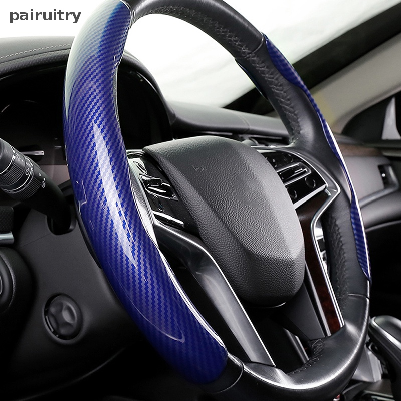 Prt Universal Non-Slip Carbon Fiber Penutup Kemudi Mobil Steering Wheel Booster Cover PRT