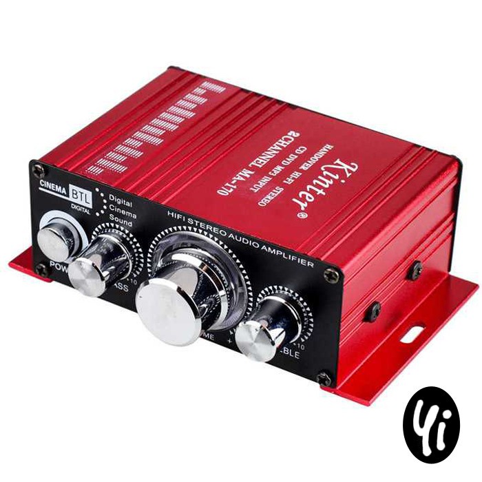 Amplifier Mini Speaker 2 channel 20W Ampli Audio Sound System Treble Booster Bass Karaoke Murah HiFi