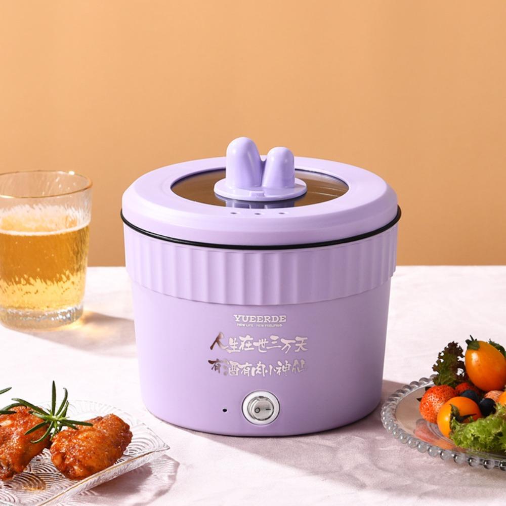 Nickolas1 Electric Cooker 1.5L Mini Quick Food Non-stick Pan Peralatan Masak Rumah Tangga Cooking Pot