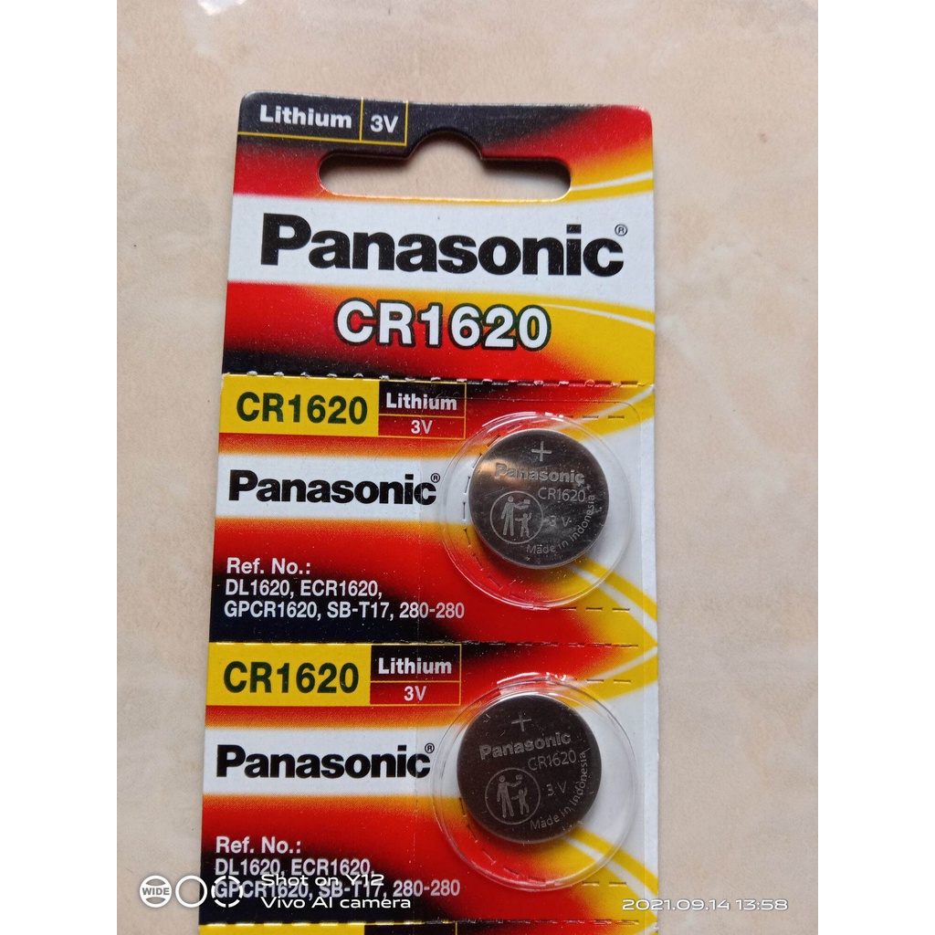 Baterai kancing CR1620 utk kunci remot mobil Ertiga Daihatsu Sygra Agya 2018 Mobilio 2014 Yaris 2006