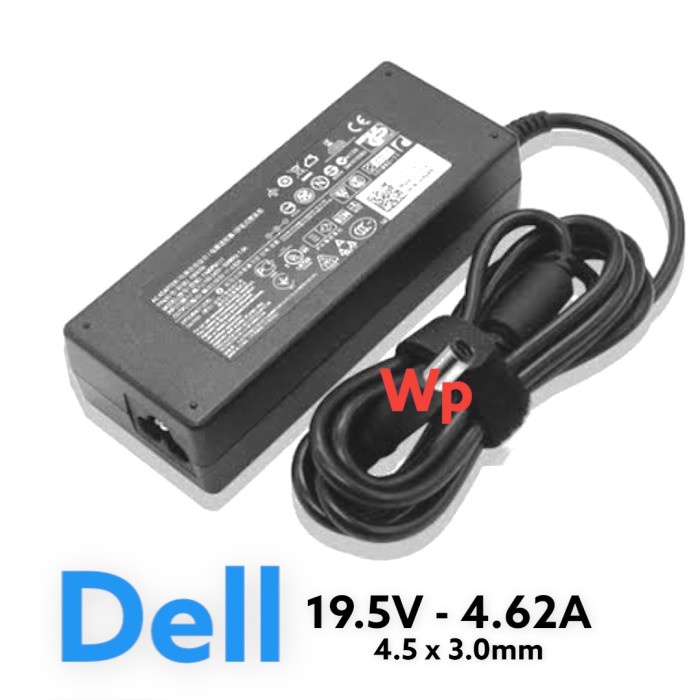 Adaptor Charger laptop Dell 19.5v 4.62a 4.5x3.0mm