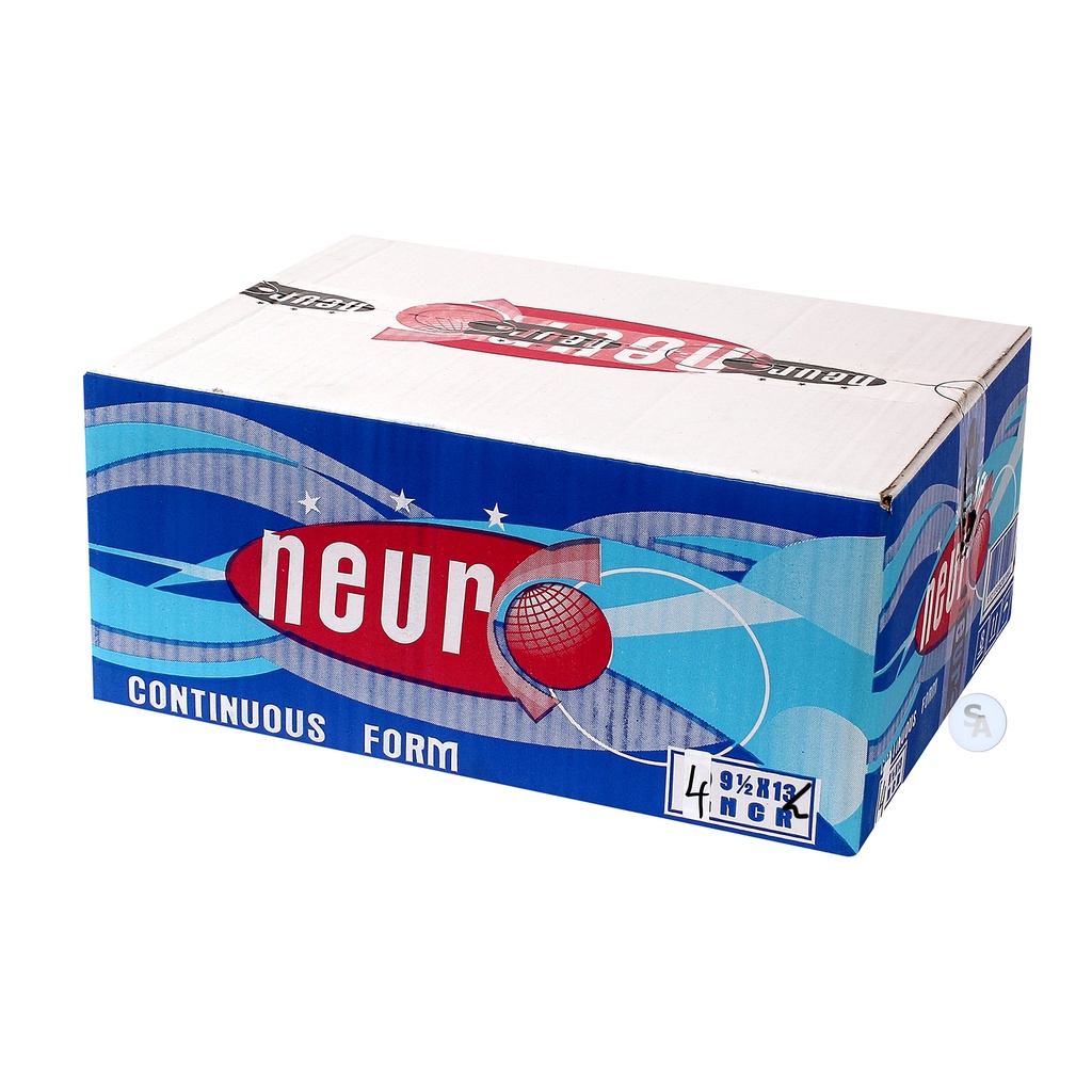 

NEURO - Continous Form 4 Ply 9 1/2 x 13/2 ( Folio Dibagi 2 ) - Box