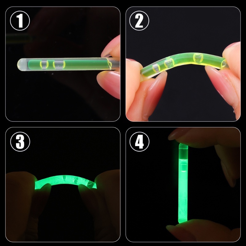 Lampu Neon Pancing Universal/Alat Penanda Pancing Multifungsi/Aksesoris Pancing Portable/Pelampung Pancing Malam Outdoor Glow Stick/