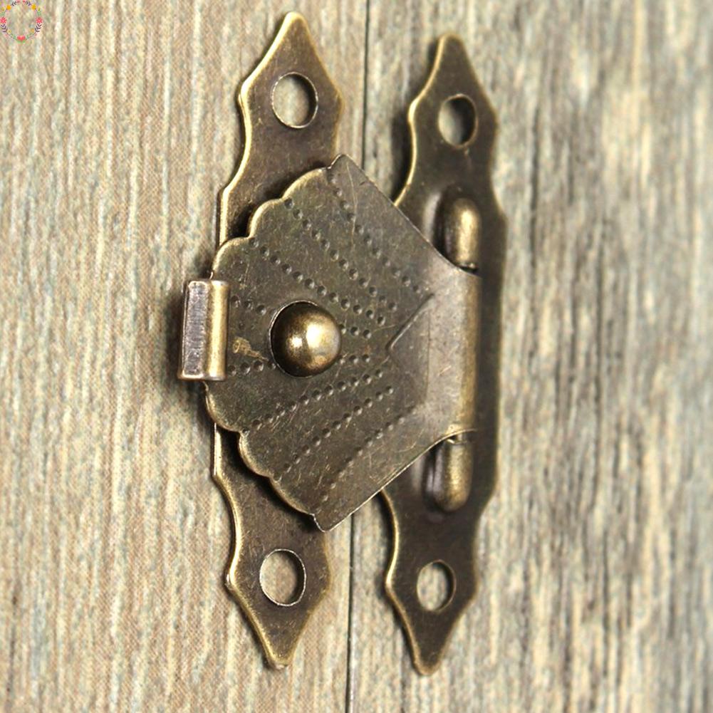 Hasps Latch Retro 30*18mm Kunci Gesper Bronze Antik Untuk Kotak Kayu Besi