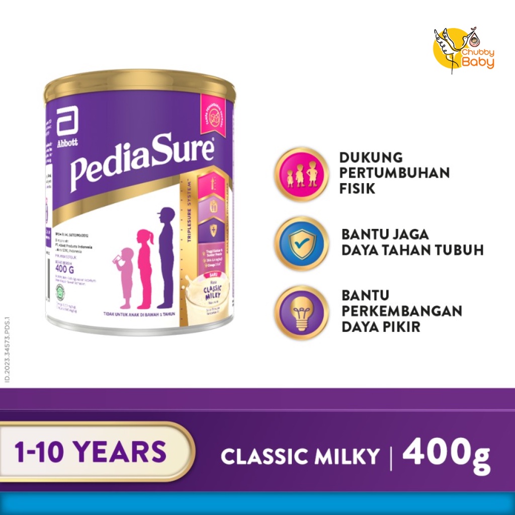 Pediasure - Classic Milky 400 g (1-10th) | Susu Pertumbuhan Anak