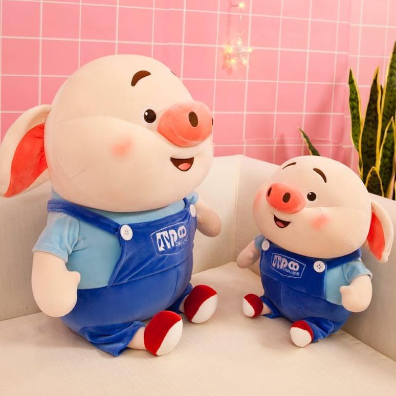 Boneka Babi zhu Xiaopi Ukuran 38cm bahan plush