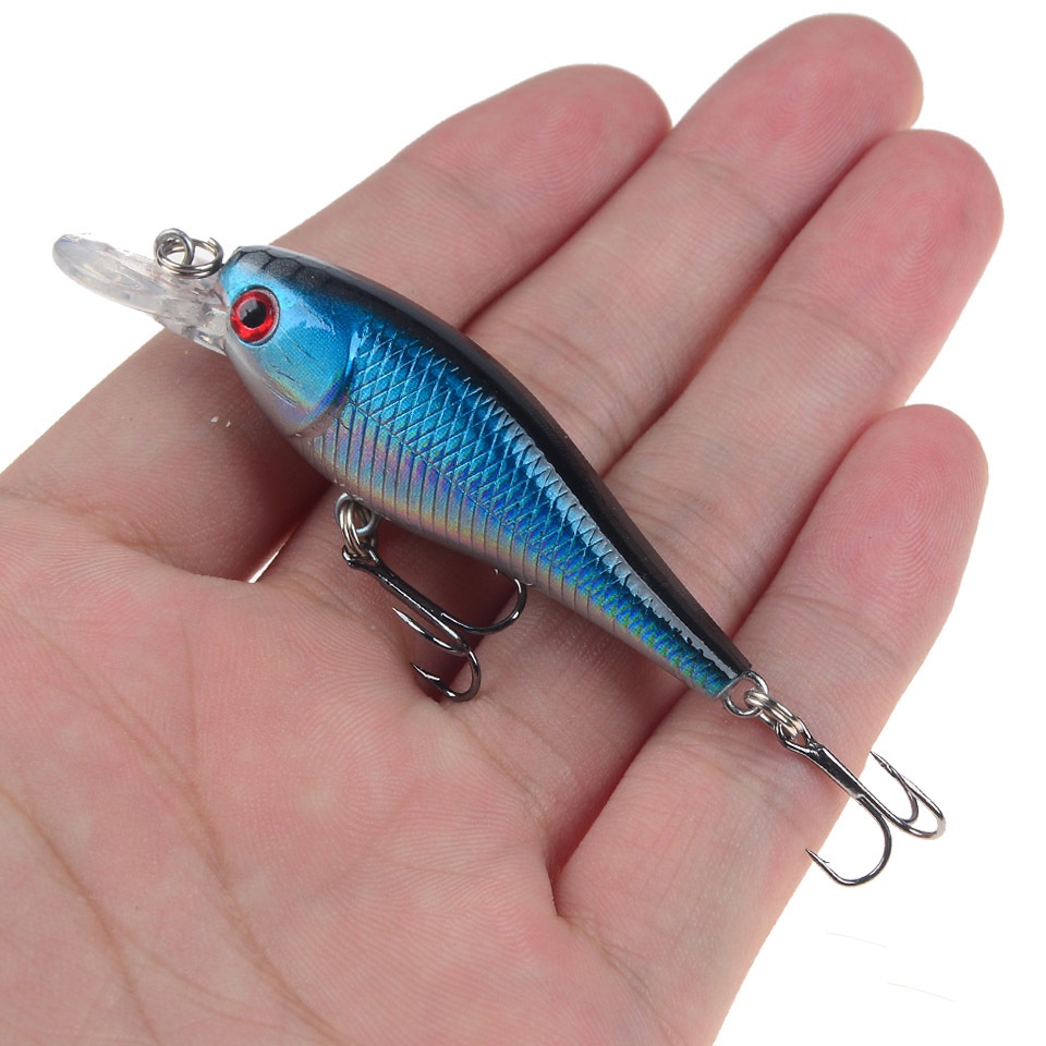 6.5cm /4.8g Memancing Ikan Kecil Lure Engkol Mengapung Air Untuk Bass Trout Salmon Air Asin Air Tawar Ikan Kecil Umpan Pancing