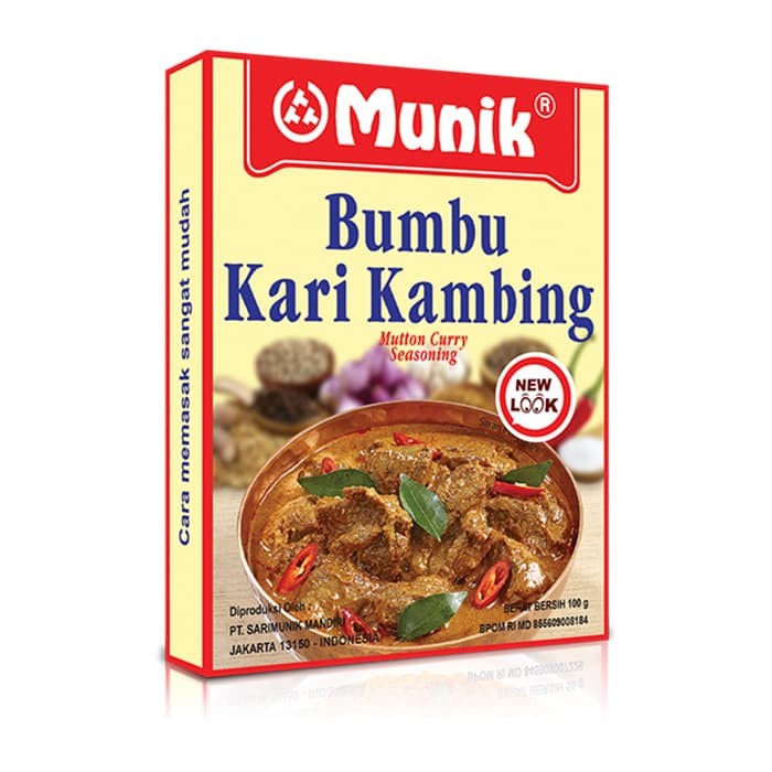 

Bisa COD Bumbu Kari Kambing Munik - 100 gr