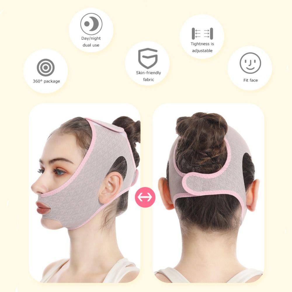 AUGUSTINA Face Thinning Bandage Lift Sagging Double Chin Menghilang Luntur Lipatan Nasolabial V-Face Alat Kecantikan