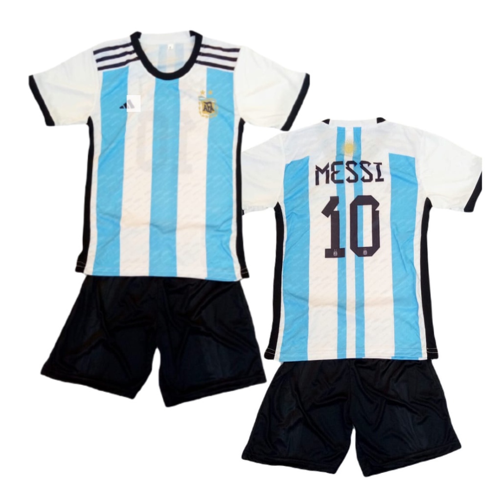 Bayar Ditempat Setelan Baju sepak bola anak jersey soccer kaos dan celana setelan olahraga multi spo