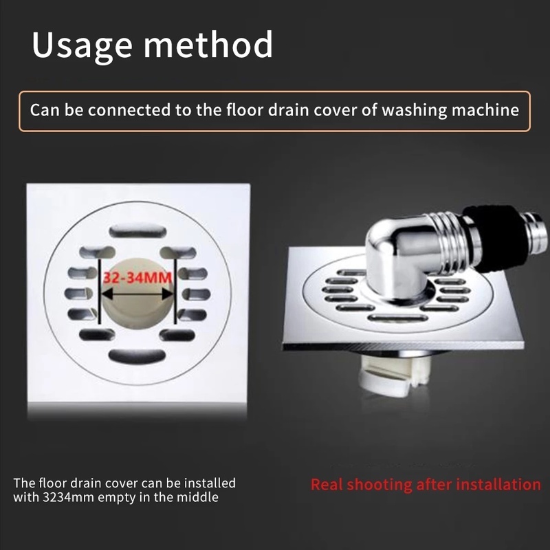 Floor Drain Washing Machine Saringan Got Kepala Selang Mesin Cuci