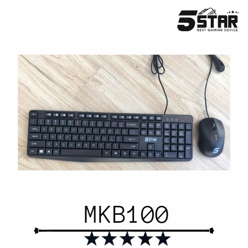 5STAR MKB100 WIRED KEYBOARD + MOUSE MKB 100 5 STAR