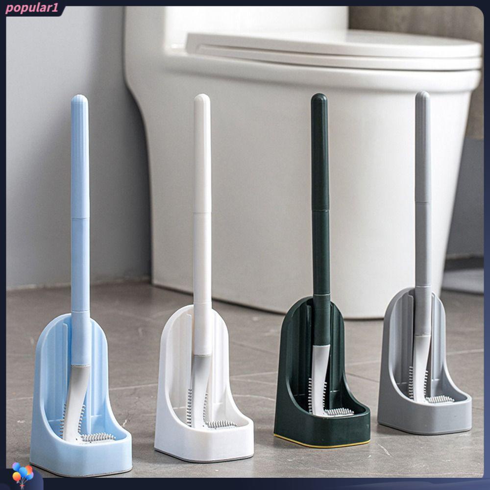 Populer Sikat Toilet Golf Home&amp;Living Dengan Alas Deep-Cleaning Removable Aksesori Kamar Mandi Sikat Pembersih Aksesoris WC