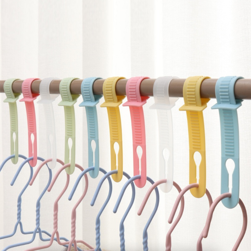 [Warna Random] Windproof Hanger Hooks Multifungsi Non-slip Gantungan Baju Memperbaiki Gesper Anti-drop Rak Pengeringan Strip Silikon Aksesoris Laundry Rumah Tangga