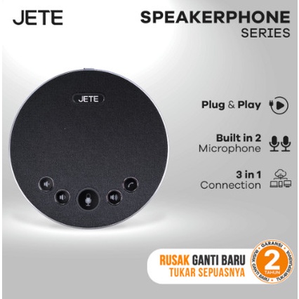 Speakerphone JETE 3 In 1 (Bluetooth, Dongle, Kabel USB)