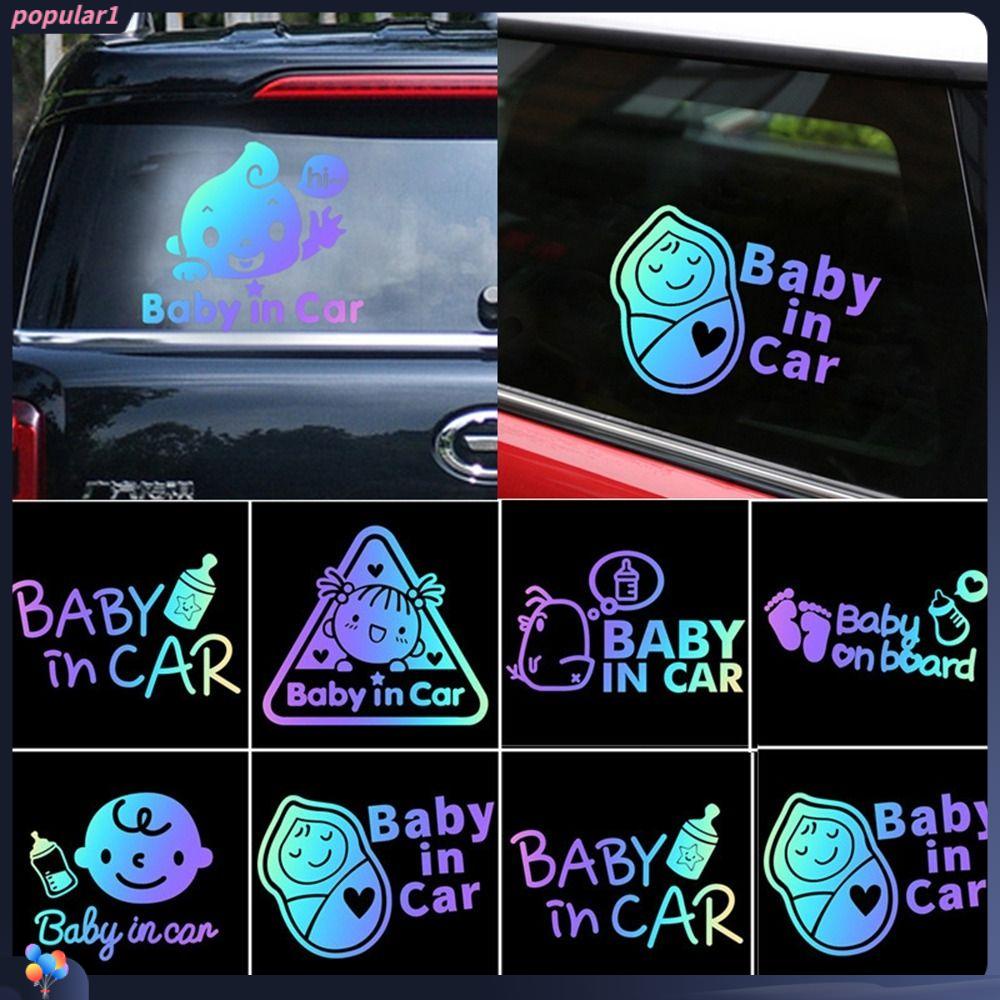 Stiker Mobil Populer Aksesoris Mobil Motor Anak Bayi Baby In Car