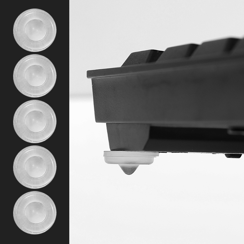 [Fitur] Furniture Anti-Tabrakan Bantalan Anti-slip Keyboard Memperbaiki Stiker Perekat Diri Silika Gel Partikel Dinding Lantai Shock-proof Mute Mat Door Drawer Buffer Guard Pad