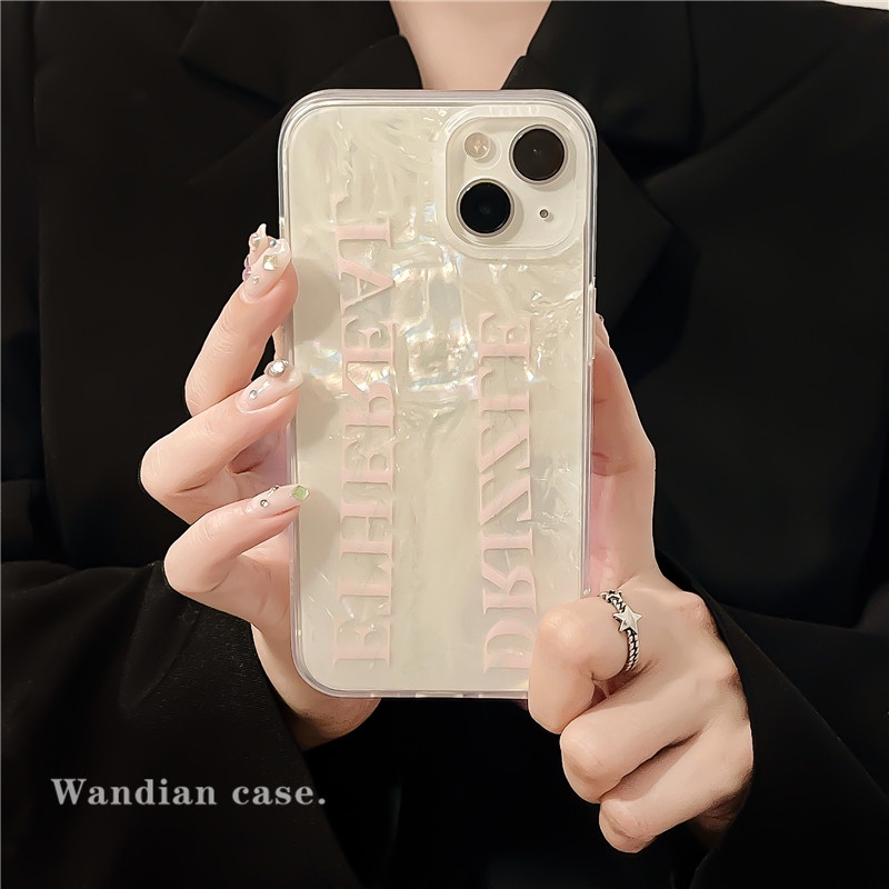 Ins Gaya Gadis Panas Cocok Untuk iPhone 14 Pro Max Casing Ponsel iPhone Dua Lapis Pola Dicetak Kompatibel Dengan Iphone13 13pro 13prm iPhone 11 11pro 14plus 12Pro Max Casing Ponsel TPU Tahan Guncangan