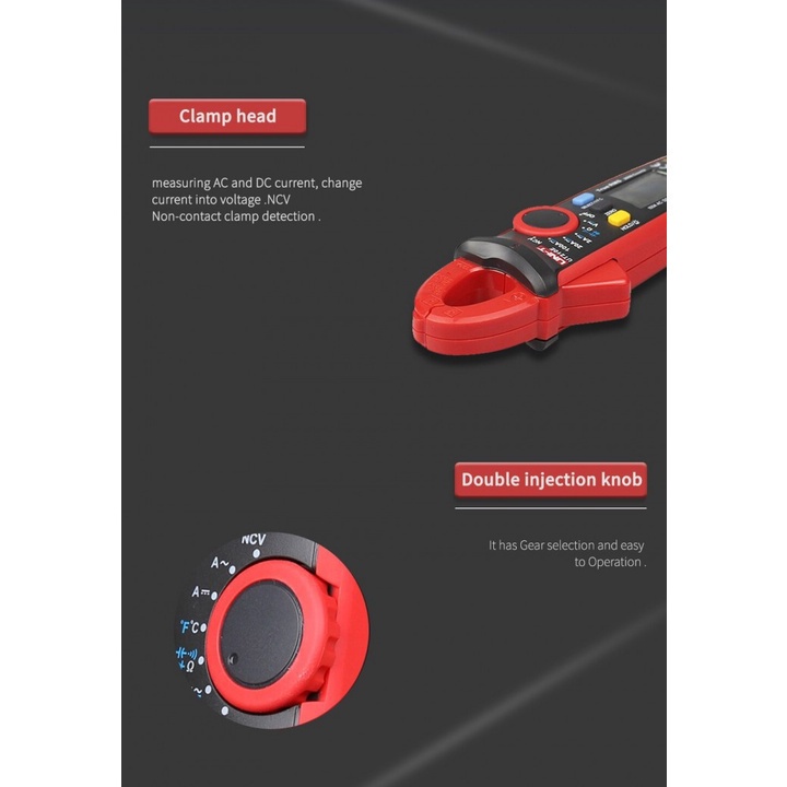 113 UNI-T UT210E - Mini Clamp Meter True RMS - Tang Ampere Jepit Digital