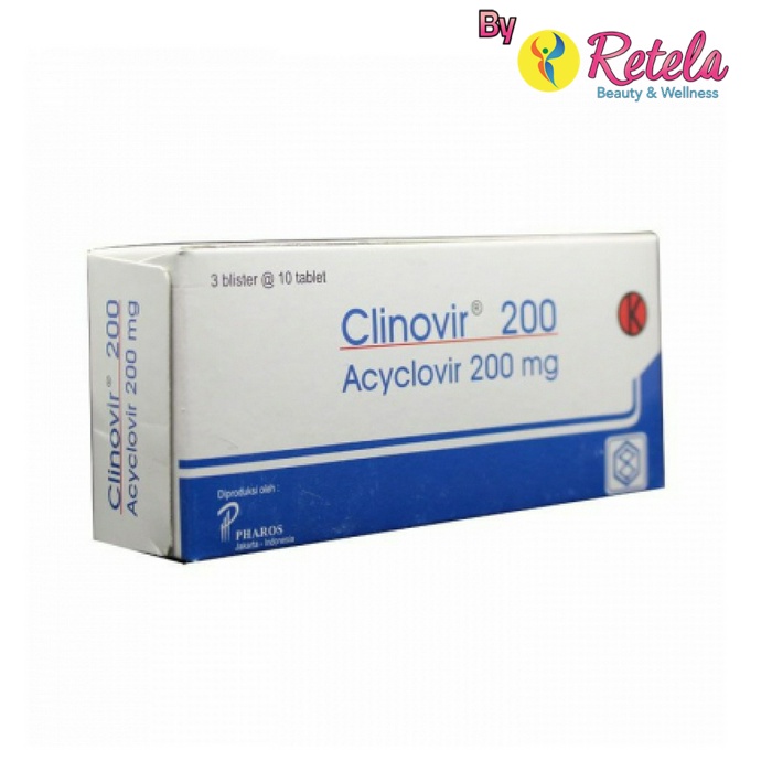 CLINOVIR 200MG 1 BLISTER 10 TABLET