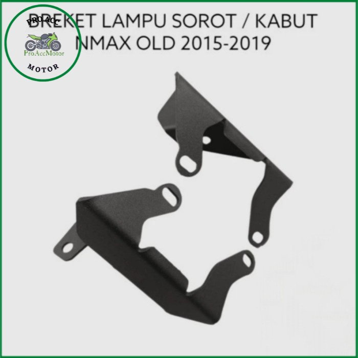 breket dudukan lampu sorot NEW NMAX 2015-2023 black oem sepasang