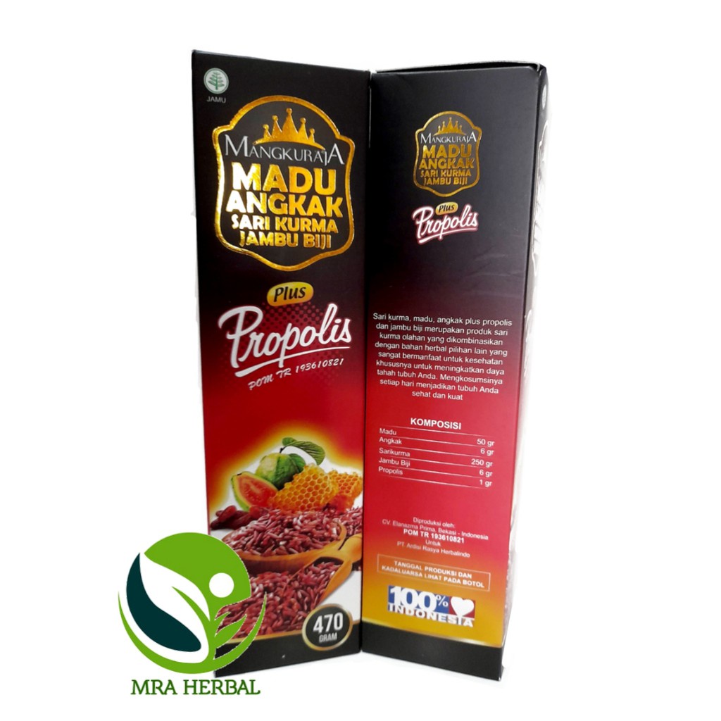 

Madu Angkak Sari Kurma Jambu Biji/Plus Propolis/MangkurRaja | isi:470g