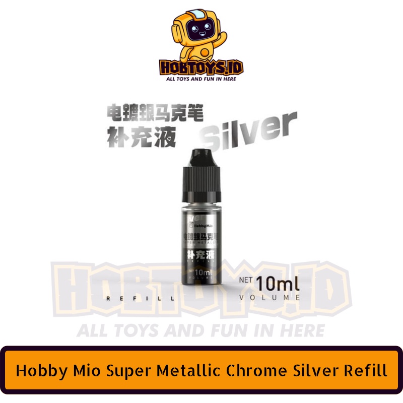Hobby Mio Super Metallic Chrome Silver Refill