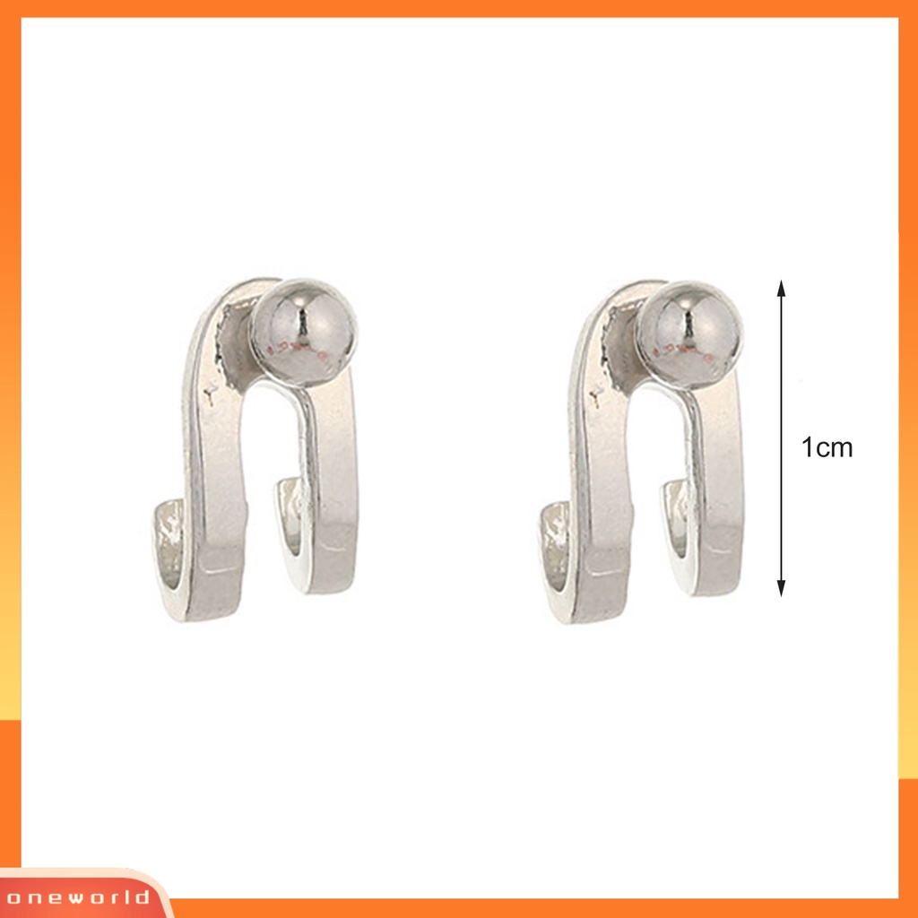 [WOD] 1pasang Anting Giwang Simple Elegan Halus Menawan Ringan Berkilau Gaya Korea Earrings Untuk Outdoor