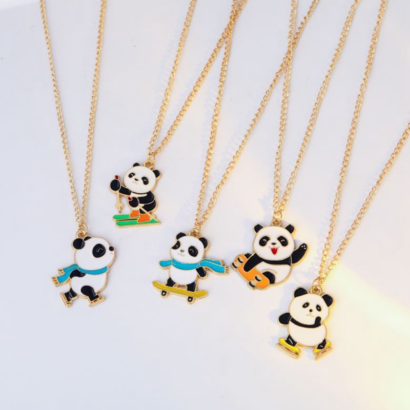 Fashion Panda Kalung Untuk Wanita Pesona Rantai Kalung Chokers Kerah Perhiasan Hadiah