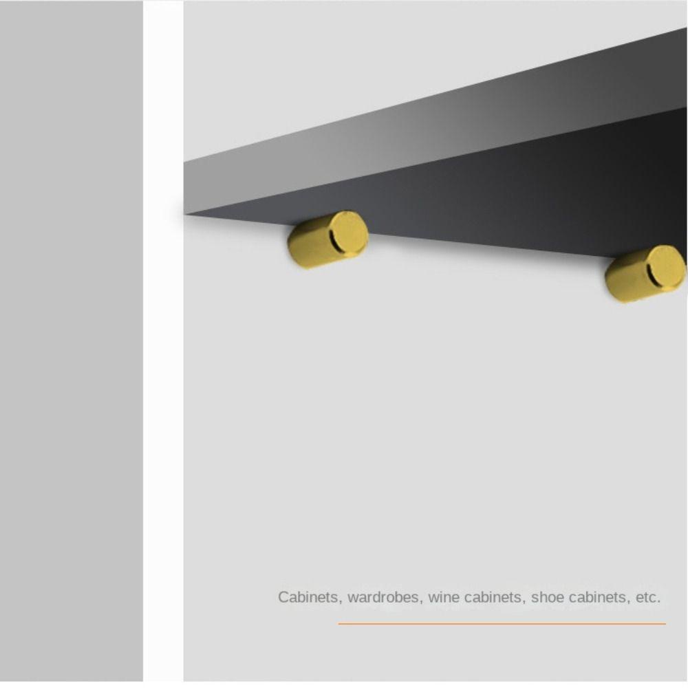 Populer Fitting Penyangga Rak Kamar Mandi Piring Kaca Fixed Holder Hardware Furniture Metal Pins