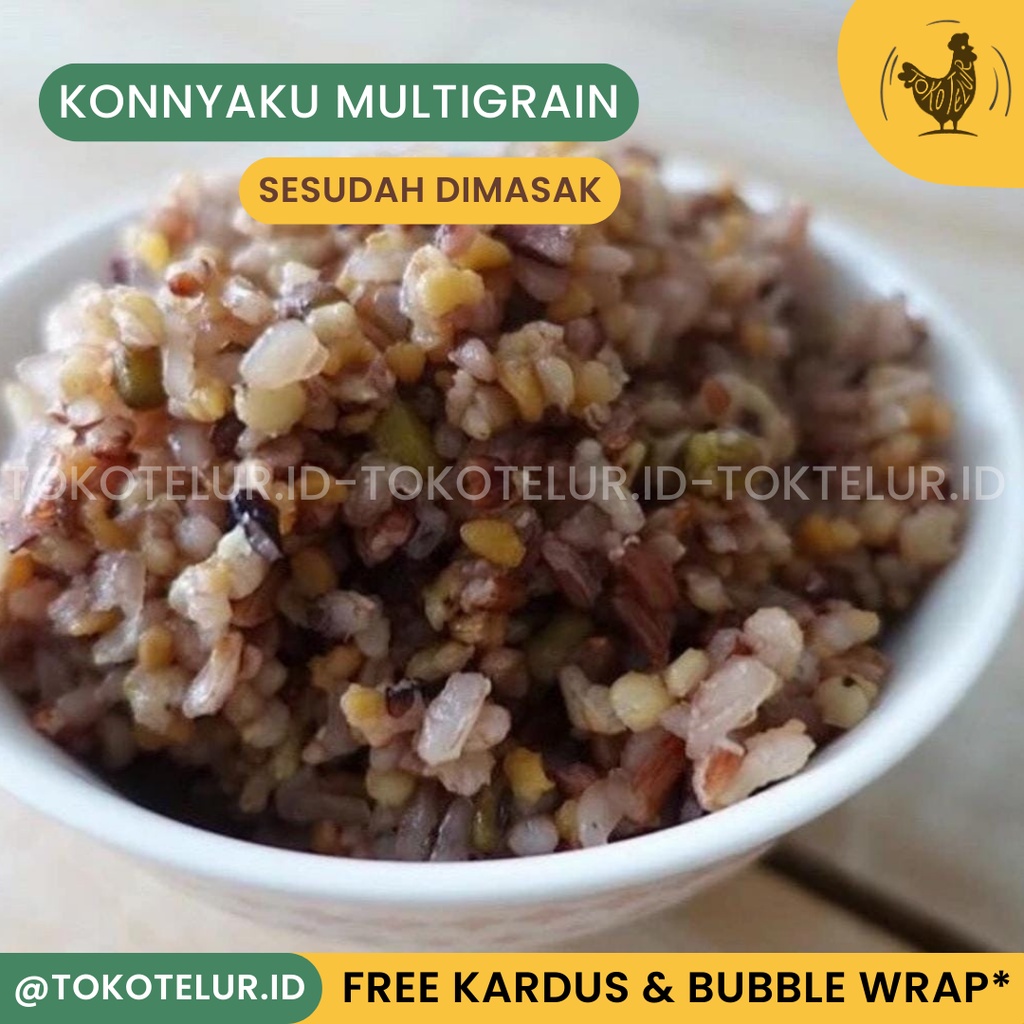 KONNYAKU - Beras MULTIGRAIN | Beras Sehat Diet &amp; Kesehatan - 500Gram